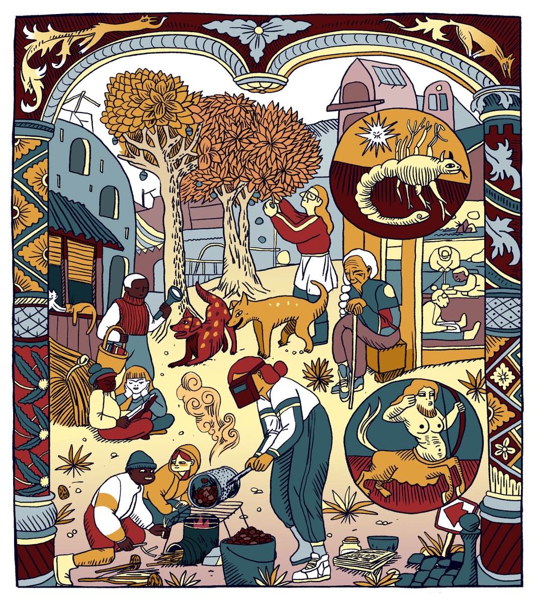 #TrailerTuesday ? lol
Trailers are cute. *smirks* We don’t have one.
What we’ve got bends time instead: a witchy, woodcut‑inspired calendar. 🧙‍♀️

Why settle for 2 minutes of hype when you can own the whole year?🔮✨

Calendars > trailers. Fight me.🧹🔥