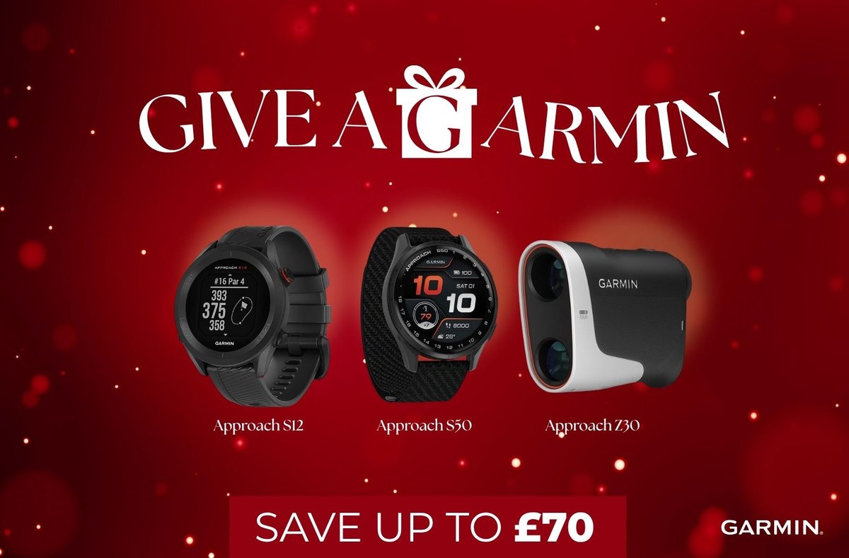 🎄 Save up to £70 on <a href="/GarminUK/">Garmin</a>  this Christmas

Pop in and chat with our friendly experts to find the perfect fit for your game - or tap the link below to shop now.

🛒 tinyurl.com/7k39p3pw