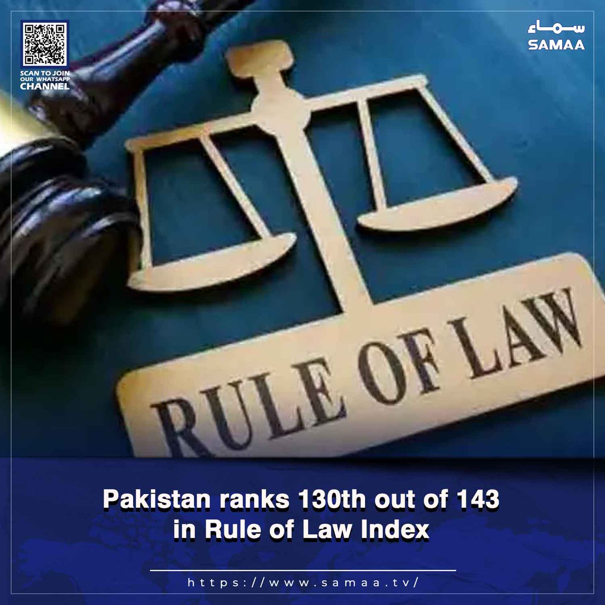 SAMAATV's tweet image. Index shows global rule of law standards declining for sixth consecutive year

Read more: samaa.tv/2087341394

#SamaaTV #ruleoflaw #worldjusticeproject