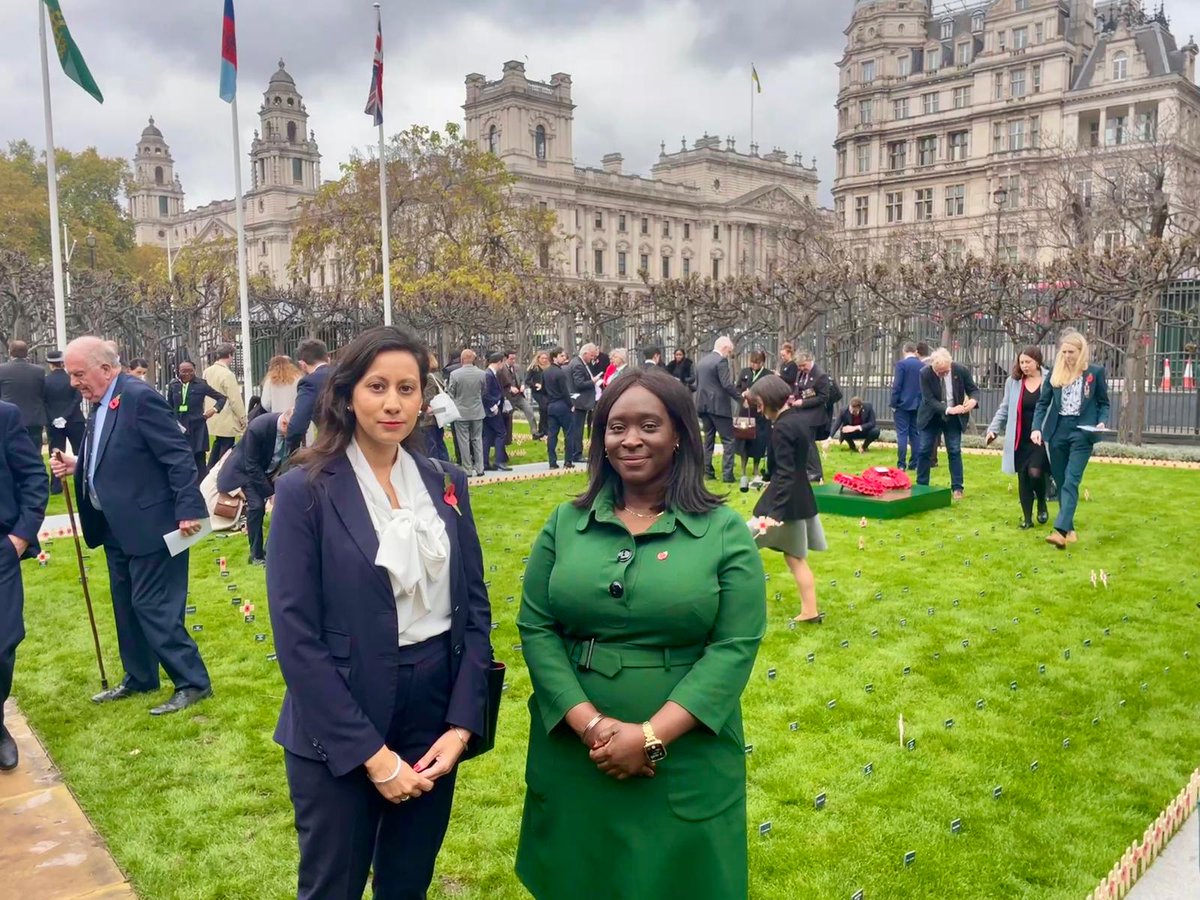 Honoured to attend the opening of the House of Commons Gardens of Remembrance with <a href="/CommonsSpeaker/">House of Commons Speaker</a> and colleagues yesterday.

Proud to plant my tribute on behalf of Erith and Thamesmead constituency in memory of all who served and sacrificed for our country.

#WeWillRememberThem