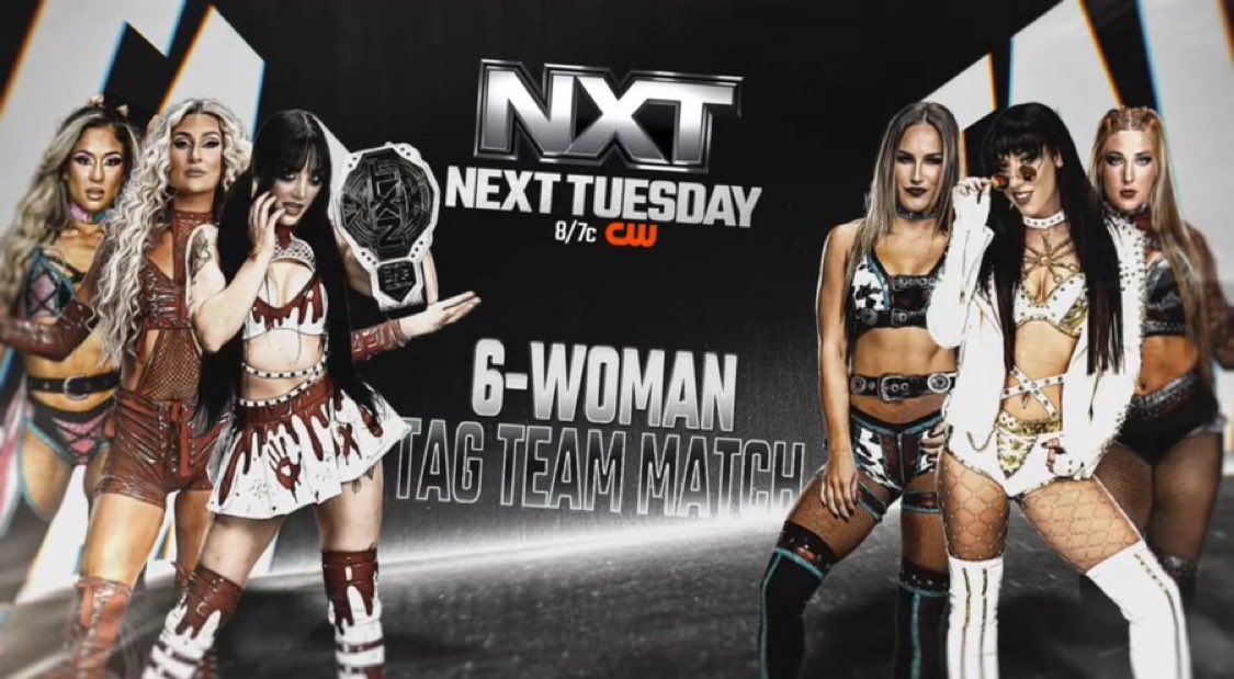 hi5_wrestling's tweet photo. Tonight on #WWENXT
Women’s #WWESpeed Title Tournament Begins
Fatal Influence (Jacy Jayne, Fallon Henley & Lainey Reid) vs Tatum Paxley, Izzi Dame & Lola Vice – Six-Woman Tag Team match
Je’Von Evans vs Saquon Shugars
plus more #wwe #nxt on #cwnetwork https://t.co/k3pPJBtsfX https://t.co/N1sNlqhG2a