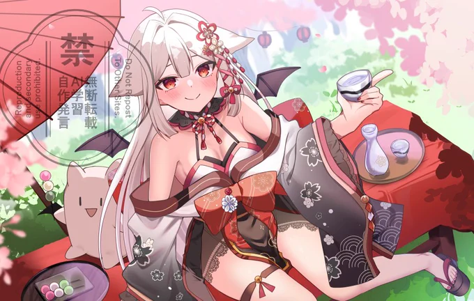 看板娘の綴さんの イラストとOPのlive2dを作らせていただきました