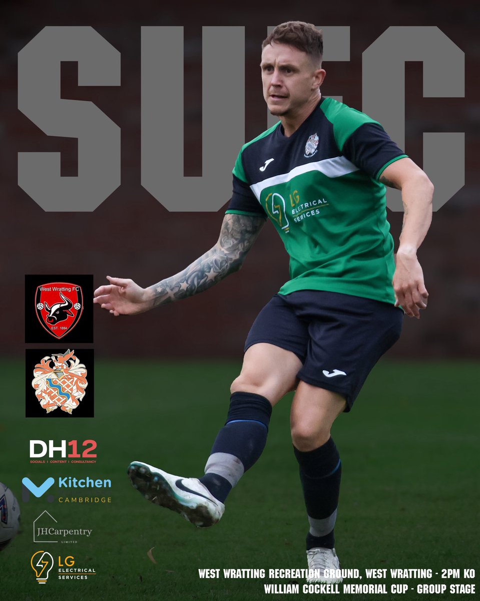 The First Team are back in cup action at the weekend with a trip to <a href="/WestWrattingFC/">West Wratting FC</a> Reserves 🏆 #SUFC #SawstonUnitedFC #Football