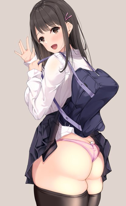 #いいお尻の日
圧倒的デカケツ女子学生 