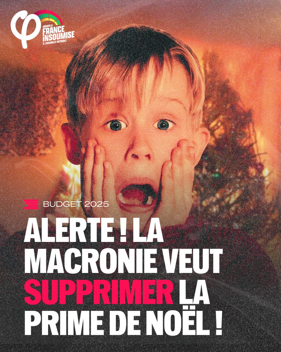LachaudB's tweet image. Taxer les riches ? Non ❌
Couper les ressources des plus pauvres ? Oui ✅

Les macronistes osent tout, c’est à ça qu’on les reconnaît. Ils veulent supprimer la prime de Noël pour les foyers sans enfants et la diviser par deux pour le reste des familles.

Résultat : 200 millions…
