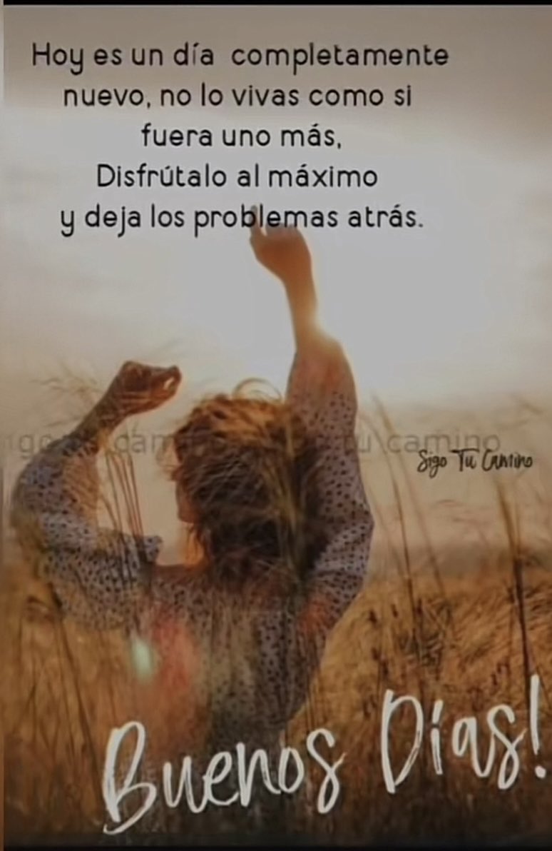 Disfruta de la vida como si fuera el último día, no dejes de luchar por tus sueños, se feliz 🥰🥰🥰🥰🙏🙏🙏🙏☕️☕️☕️☕️☕️☕️