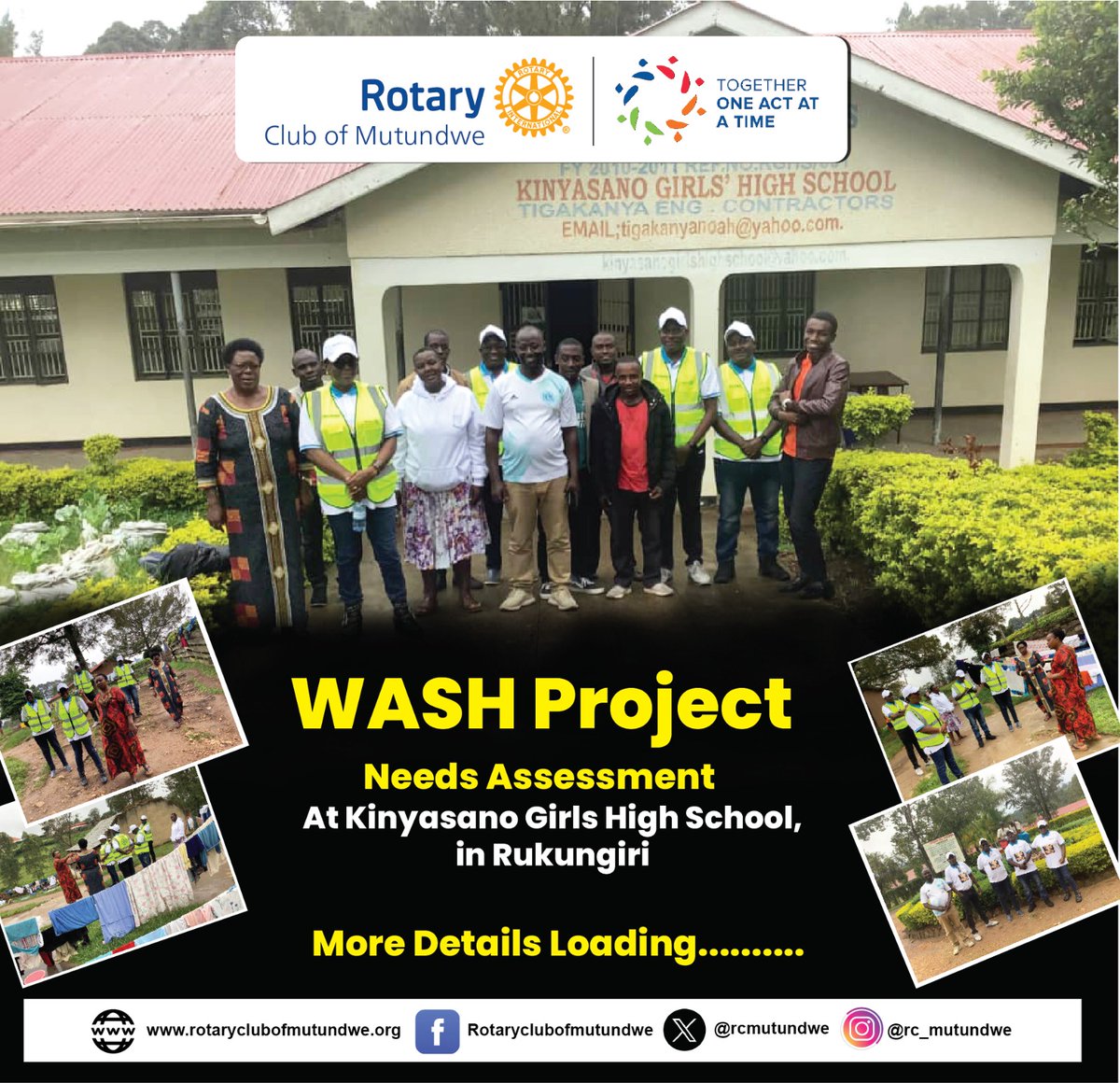 Action president Rtn stella and the members of the rotary club of mutundwe are cooking.

Another Wash project in the line

#needsassesmentdone

Awaiting execution

Stay tuned for more details