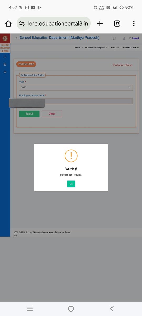 मध्य-प्रदेश के शिक्षकों की सालों साल चलने वाली 
1 साल ऊपर हो चुका है परीक्षा अवधि  समाप्त हो चुका लेकिन विभाग ने अभी तक परीक्षा अवधि के आदेश जारी नहीं किया!? <a href="/CMMadhyaPradesh/">Chief Minister, MP</a>
<a href="/schooledump/">School Education Department, MP</a> <a href="/NEYU4INDIA/">NEYU || National Educated Youth Union</a> <a href="/Manish_NSTA/">मनीष सागर</a> <a href="/Hkhandelwal1964/">Hemant Khandelwal</a> <a href="/HIRA_ALAWA/">Dr. Hiralal Alawa</a> <a href="/jitupatwari/">Jitendra (Jitu) Patwari</a> <a href="/UmangSinghar/">Umang Singhar</a>