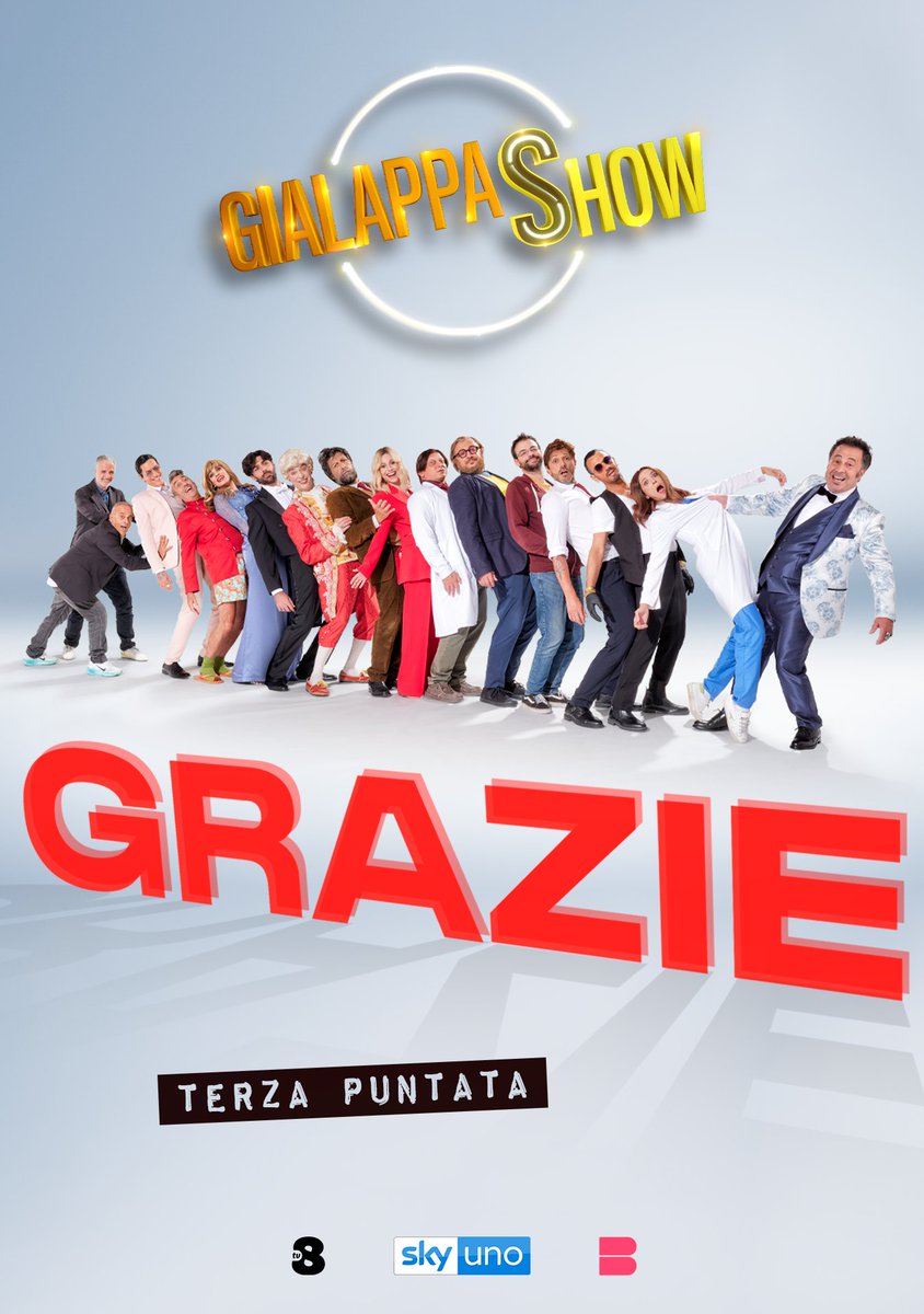 La terza puntata del #GialappaShow ha registrato complessivamente 1.063.000 spettatori medi (5%) con l’hashtag ufficiale che è stato in tendenza per tutta la serata.
Grazie a tutti per continuare a seguirci, ci vediamo lunedì prossimo in prima visione su <a href="/TV8it/">TV8</a>