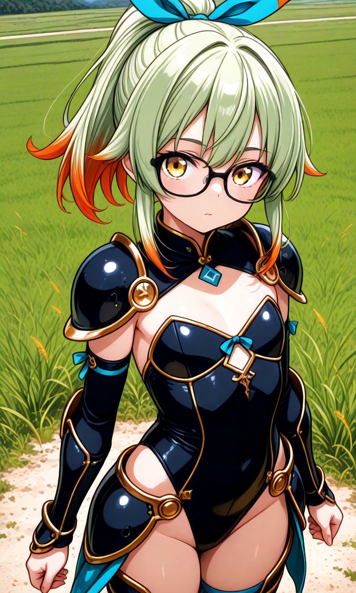 rasutoneko's tweet image. (=ﾟωﾟ)ﾉ最近知りました

レオタードアーマーなるものを( ﾟДﾟ)？

だったらこれもあっていいじゃないか！！

＼(◎o◎)／スク水アーマー！？

①ビキニアーマー、②レオタードアーマー

③スク水アーマー

#pixai 
#AIイラスト