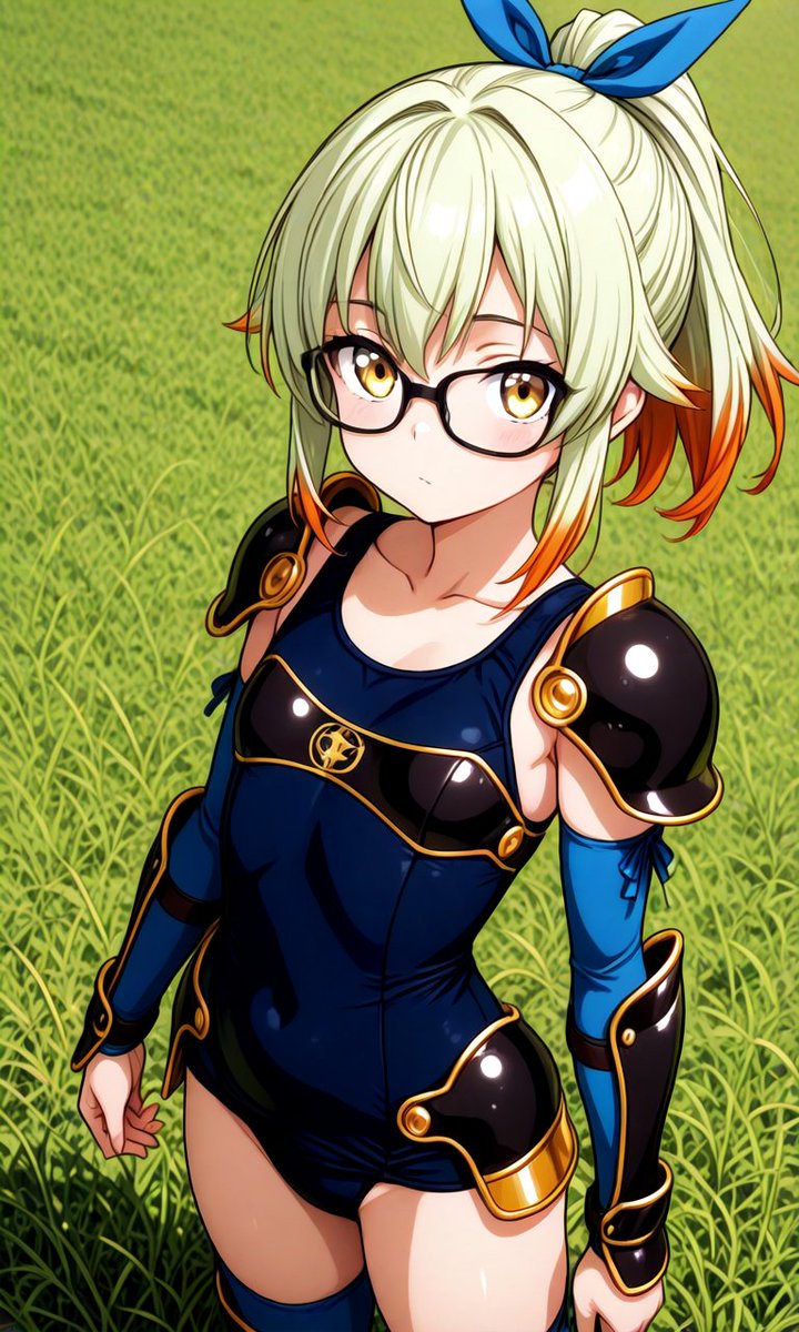 rasutoneko's tweet image. (=ﾟωﾟ)ﾉ最近知りました

レオタードアーマーなるものを( ﾟДﾟ)？

だったらこれもあっていいじゃないか！！

＼(◎o◎)／スク水アーマー！？

①ビキニアーマー、②レオタードアーマー

③スク水アーマー

#pixai 
#AIイラスト