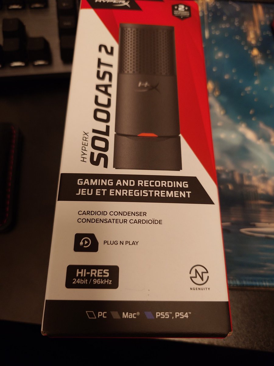 naorei3's tweet photo. マイク壊れたから
HYPERX SOLOCAST2買ってみた https://t.co/NYfxHmfUK6