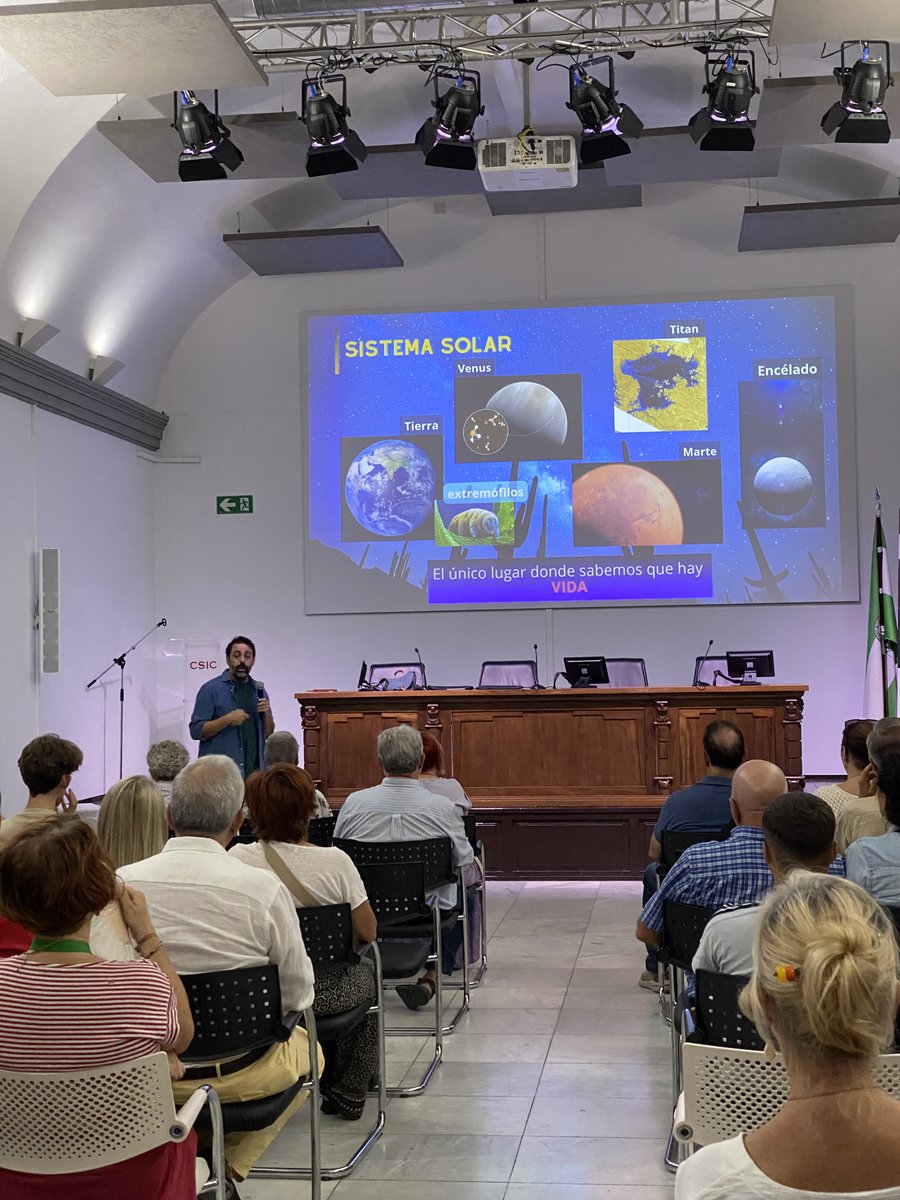 EspacialSevilla's tweet image. 🌌 @CasaCiencia_Sev acercó la exploración espacial a Sevilla con su Ciclo de conferencias sobre el espacio.

Hoy compartimos algunas fotos para que revivas estas charlas llenas de ciencia y curiosidad.

#SevillaCapitalEspacialEspañola #WSW2025