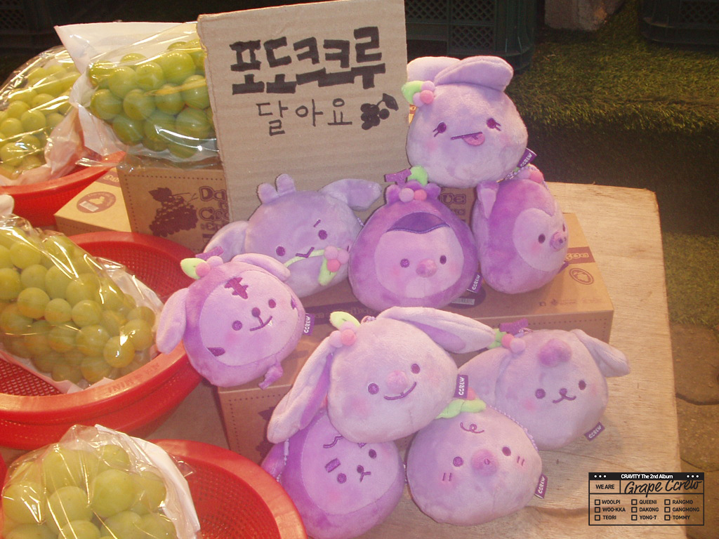 CRAVITYstarship's tweet image. [📢]
포도 크크루 달아요 ~ 🍇
감각 폭발 ✨당도 9단계✨ 이상만 선별
⠀
CRAVITY The 2nd Album [Dare to Crave : Epilogue]
💜포도 크크루 출시 커밍쑨💜
⠀
※ 출시일 : 11월 10일 6PM (KST)
⠀
#CRAVITY #크래비티
#DaretoCrave_Epilogue
#LemonadeFever