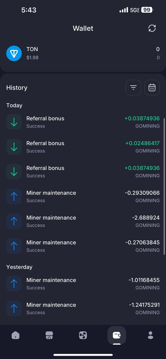 SenseiGoMining's tweet photo. GOOD MORNING WORLD! DAY 51 of reinvesting! Back in the TH game on @gomining ! Going for 100 days of reinvesting achievement is my new goal! #Bitcoin #Crypto #PassiveIncome #MakeThatMoney #MoneyOverEverything https://t.co/9BukkbBYia