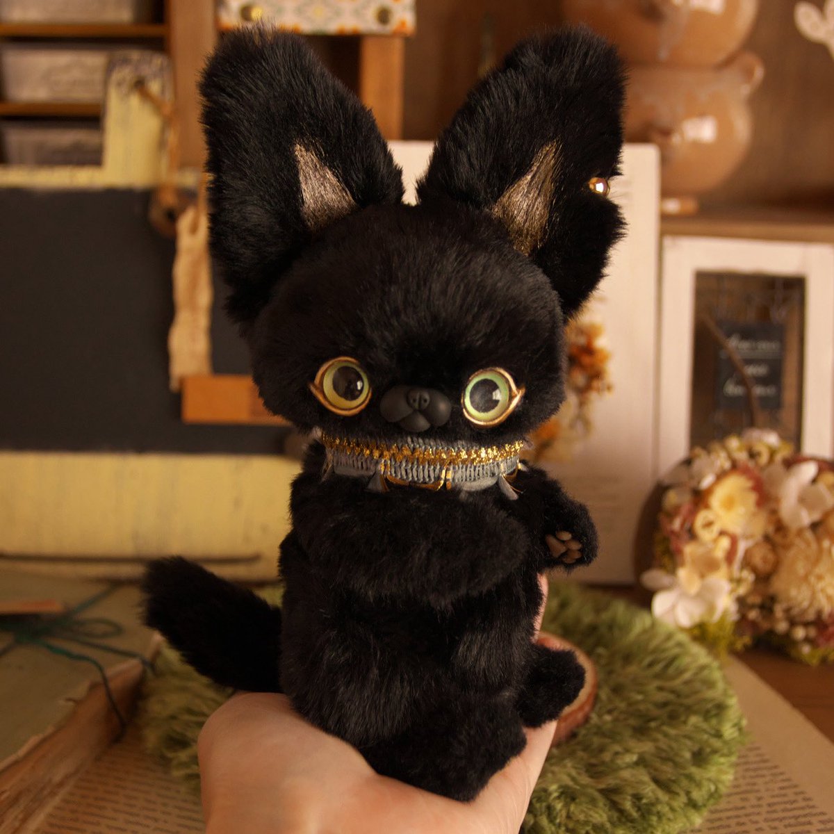 ちょんお取り置き！！アートドール☆cocoperi1984☆黒猫 ちょんお