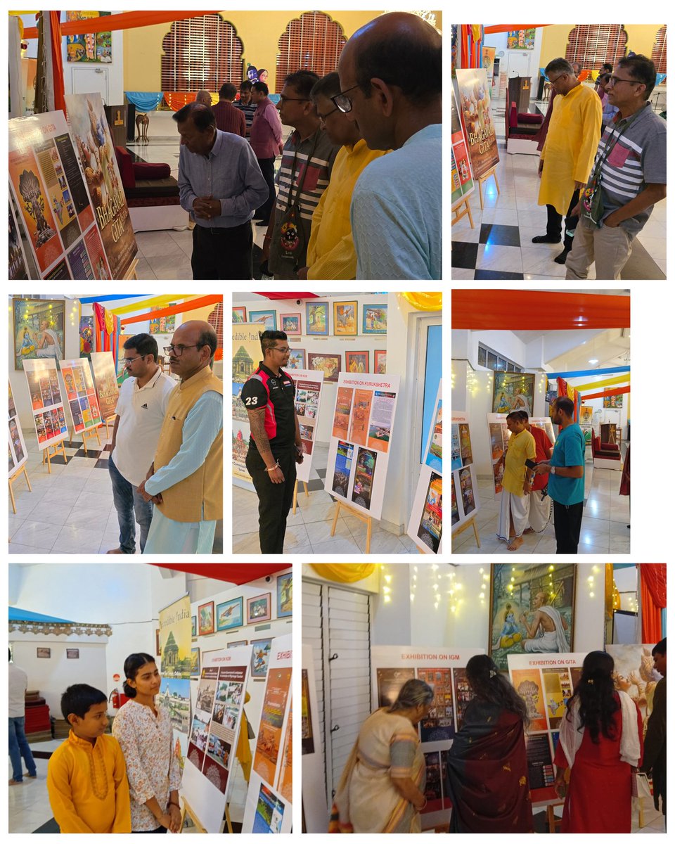 ✨ Gita Mahotsav Celebration✨ 

<a href="/HCI_Suva/">India in Fiji</a> and <a href="/iccr_suva/">ICCR in Suva</a>, in collaboration with ISKCON Suva, joyfully celebrated Gita Mahotsav at the beautiful Sri Sri Radha Golokabihari Temple, Toorak. 🌸
An inspiring Gita Mahotsav exhibition was displayed, celebrating the timeless wisdom of