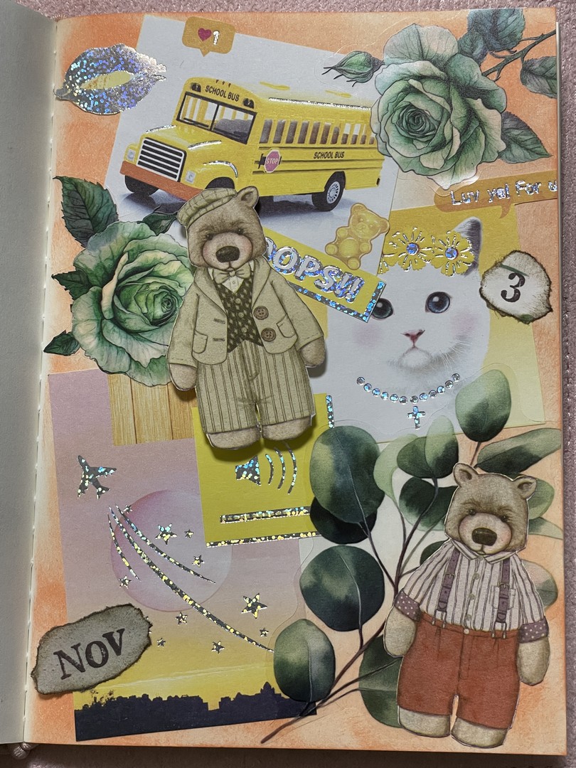 コラージュ素材