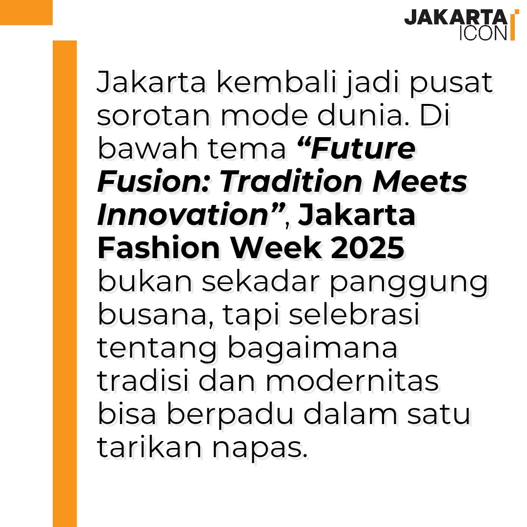 jak_icon's tweet photo. JFW hadir lagi nih jakizen dengan tema yang ga kalah spektakuer tahun ini. Simak kemeriahannya hanya di https://t.co/neTvdIRF72 https://t.co/nN96kO63E4