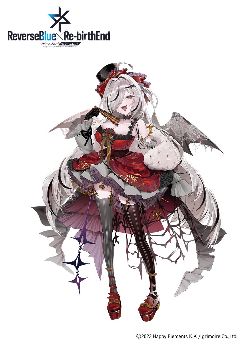 『リバースブルー×リバースエンド』 
☕️🌹🦇《ミミミ=スカーレットドレス》のキャラクターデザイン&amp;イラストを担当しております。 
よろしくお願いします！
 #リバxリバ #リバースブルーxリバースエンド