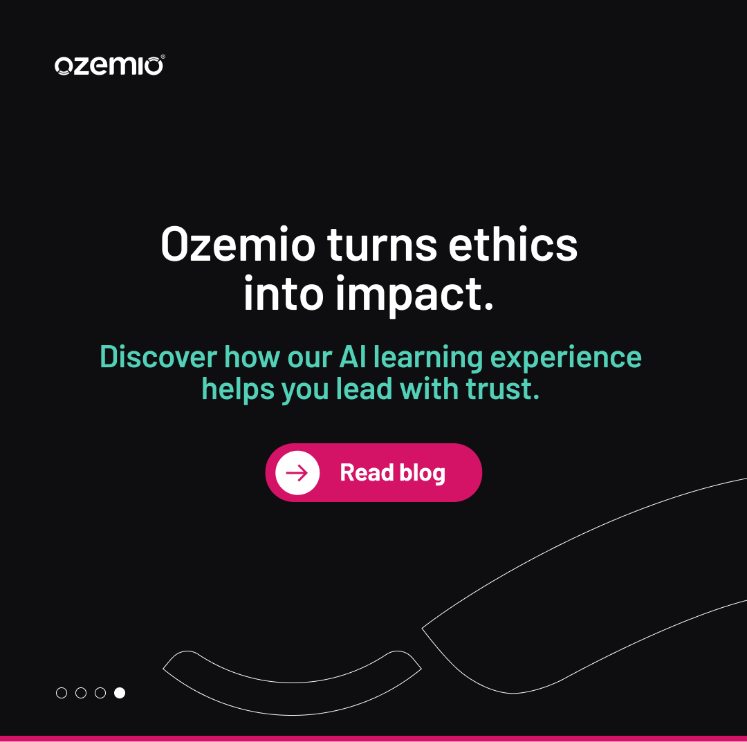 Ozemio’s AI learning experience is built to deliver personalization with integrity. We help L&amp;D leaders lead with trust, scale with confidence, and transform with impact.

Let’s build smarter learning that puts people first:
ozemio.com/contact-us/

#ailearning #ai #ozemio