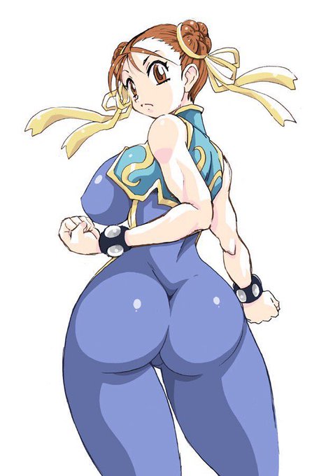 ファンアート春麗さん。 #いいお尻の日