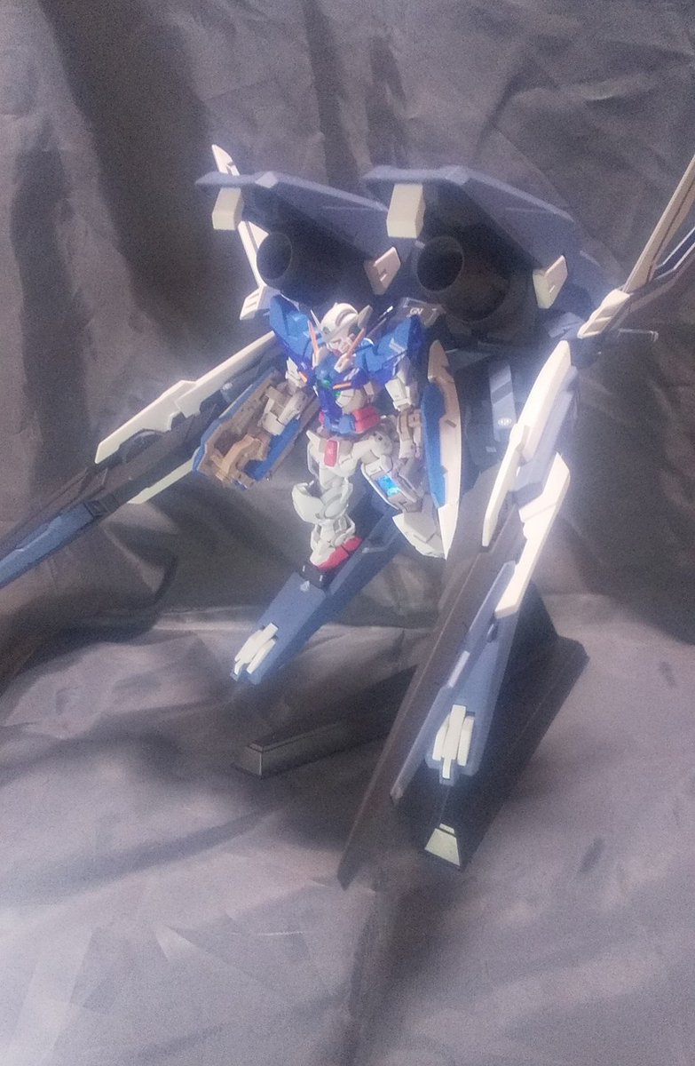 GNアームズtypeDとRGエクシア完成しました。ガンダムタイプのRGは