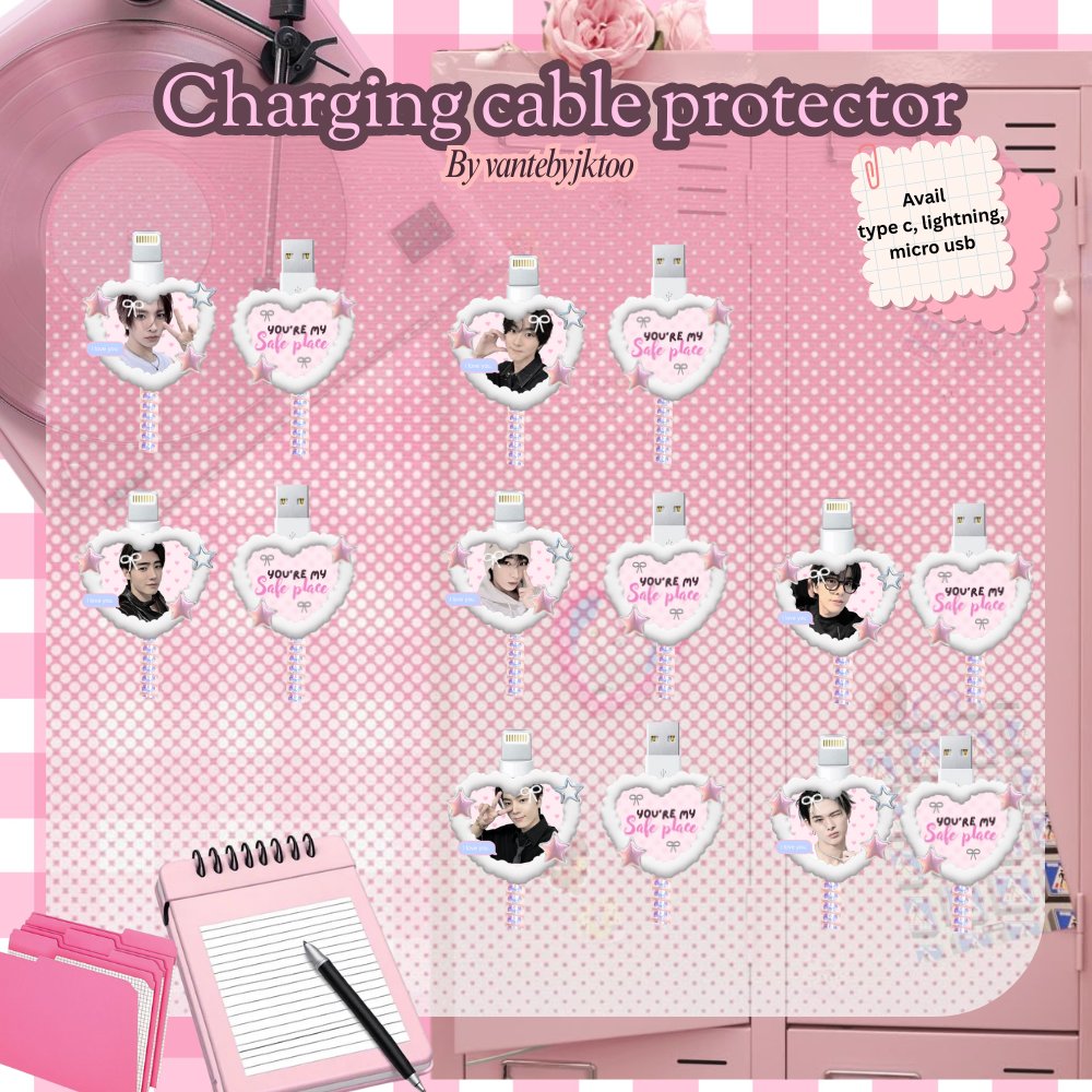 vantebyjktoo's tweet image. ⋆. 𐙚˚࿔PO Charger Protector 𝜗𝜚˚⋆
╰┈➤from @vantebyjktoo⊹ ࣪ ˖

🍥Details: 1 set get = 2charger protector,1kabel spirall,1sticker
🍥Avail type : Micro USB,TypeC, Lightning 

⌯⌲Form Order : forms.gle/nrYDgq7TNQnYZh…