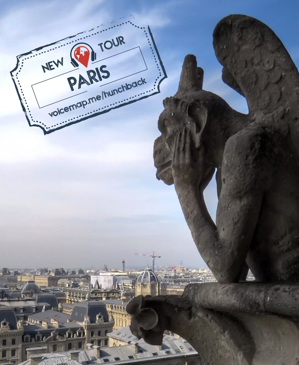 MyVoiceMap's tweet image. How did #VictorHugo&apos;s novel about #NotreDame save a crumbling cathedral from demolition? ⛪

Tour guides aren&apos;t allowed inside the cathedral, but VoiceMap is the perfect way to experience Hugo&apos;s Notre-Dame with a storyteller in your ear. 

🔗voicemap.me/hunchback

#Paris #Tour