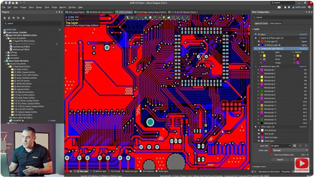 ExpertEda's tweet image. Новое видео на канале Altium Academy: Правильный способ использования стеков SIG/GND/PWR/SIG
youtu.be/r74nnTWNmwk
#altium #altiumdesigner #pcb #pcbdesign