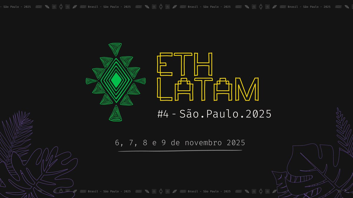 Got the invite 🇧🇷

I'll be at <a href="/ethlatam/">ETH Latam</a> Latam!

My mission: to cut through the noise and find out what's REALLY being built in the Latam web3 scene.

So excited to learn, connect, and be inspired by this community.

See you there? 👋