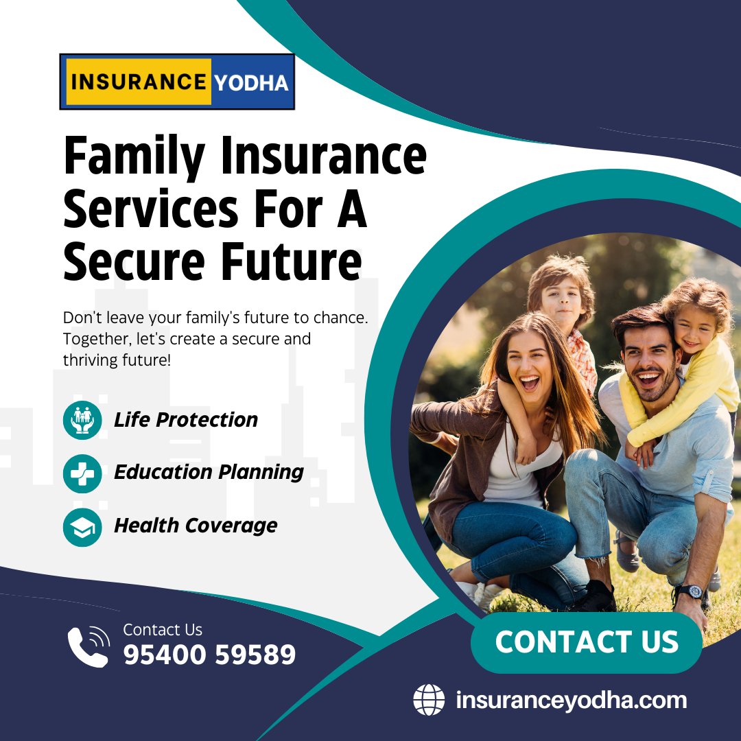 InsuranceYodha's tweet image. Protect your family’s dreams with Insurance Yodha! Get coverage for life, health, and education. A secure future starts with smart insurance planning. Act now for peace of mind.
#insuranceyodha #familyinsurance #lifeprotection #SecureFuture #HealthCoverage #financialplanningtips