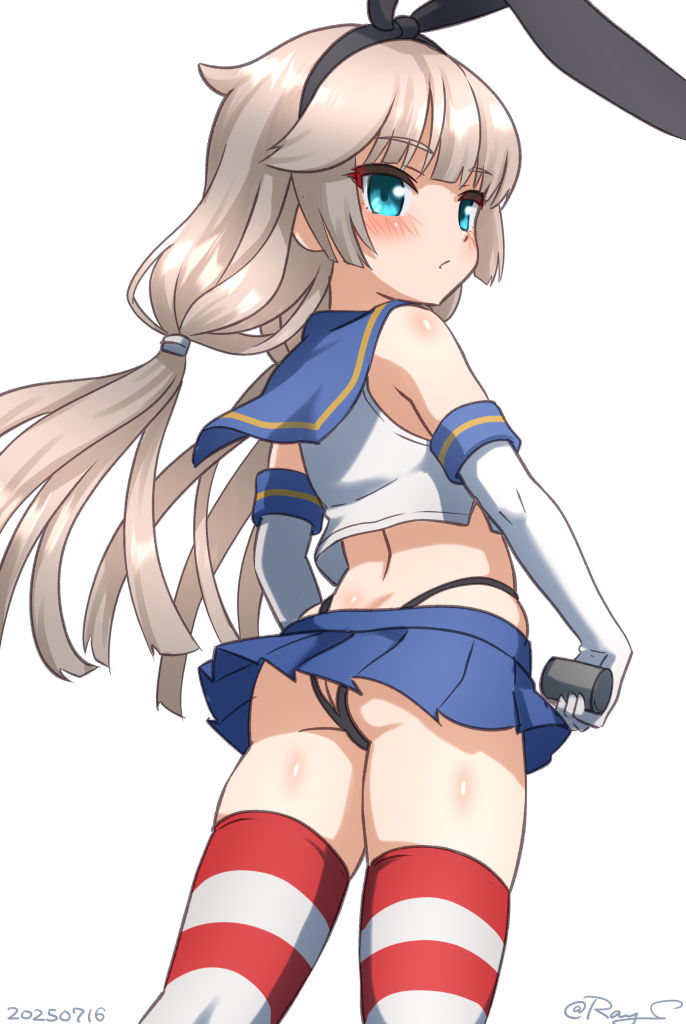 深海忌雷 ,z1(艦これ) 「#いいおしりの日」|Ray.Sのイラスト