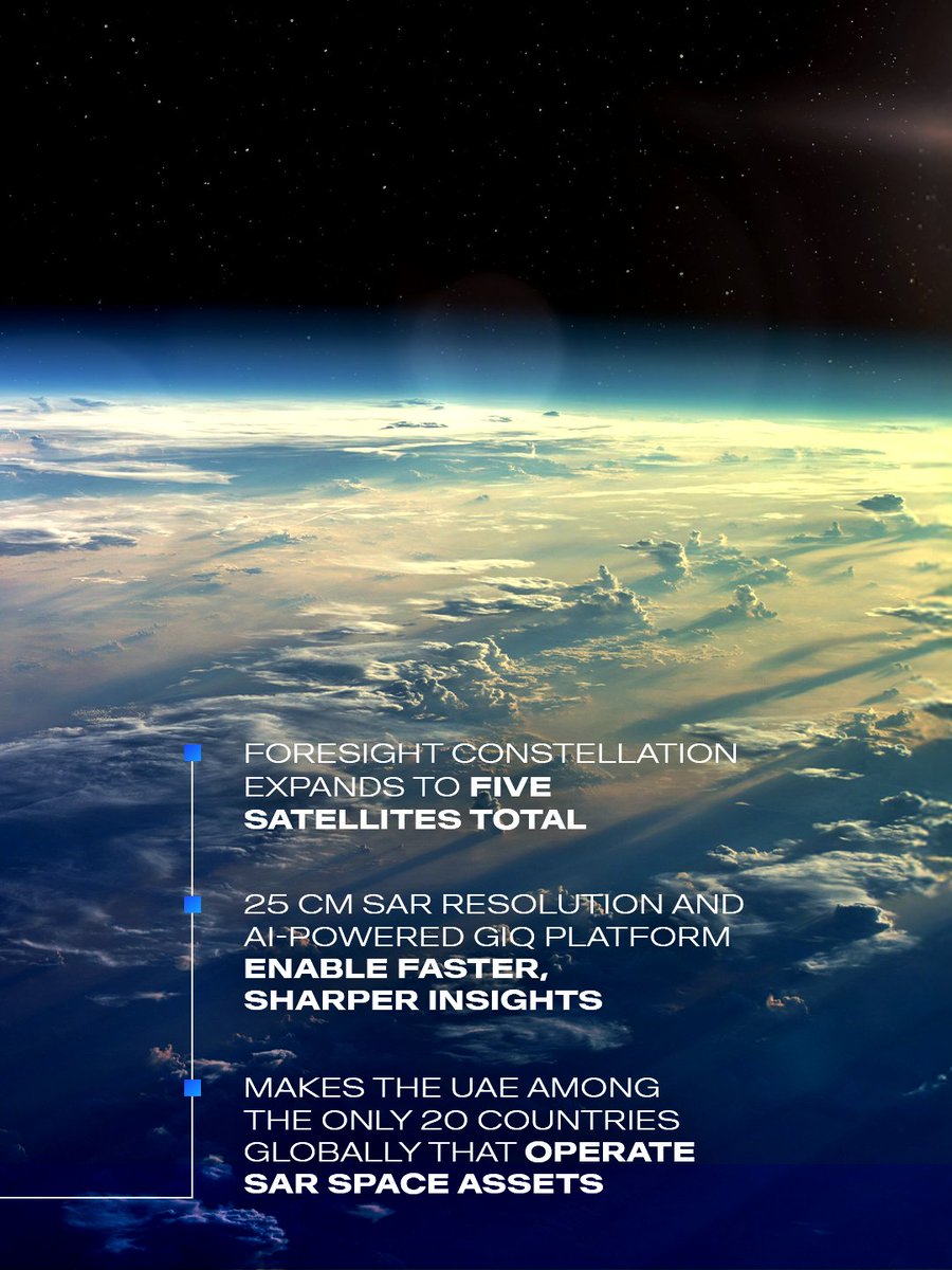 space42ai's tweet image. The launch of Foresight-3, Foresight-4, and Foresight-5 into Low Earth Orbit (LEO) marks another step forward in delivering decision-grade #geospatialintelligence to governments, industries, and partners worldwide.