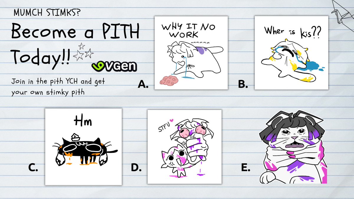 manta_reika's tweet image. hewo guys^^ 
can yall send me 1 cat meme picture of your choosing, so i can draw it as you?

i plan to add 1 more option to the Pith YCH:
i will draw cat meme as the person!

pls consider being my examples🙏
(i will try to do as much as i can, but not all will be selected) #vgen
