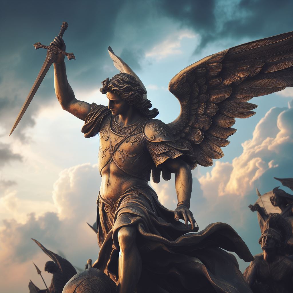 Necesitas la ayuda de san Miguel  Arcángel para vivir en este mundo'.
Padre Pio