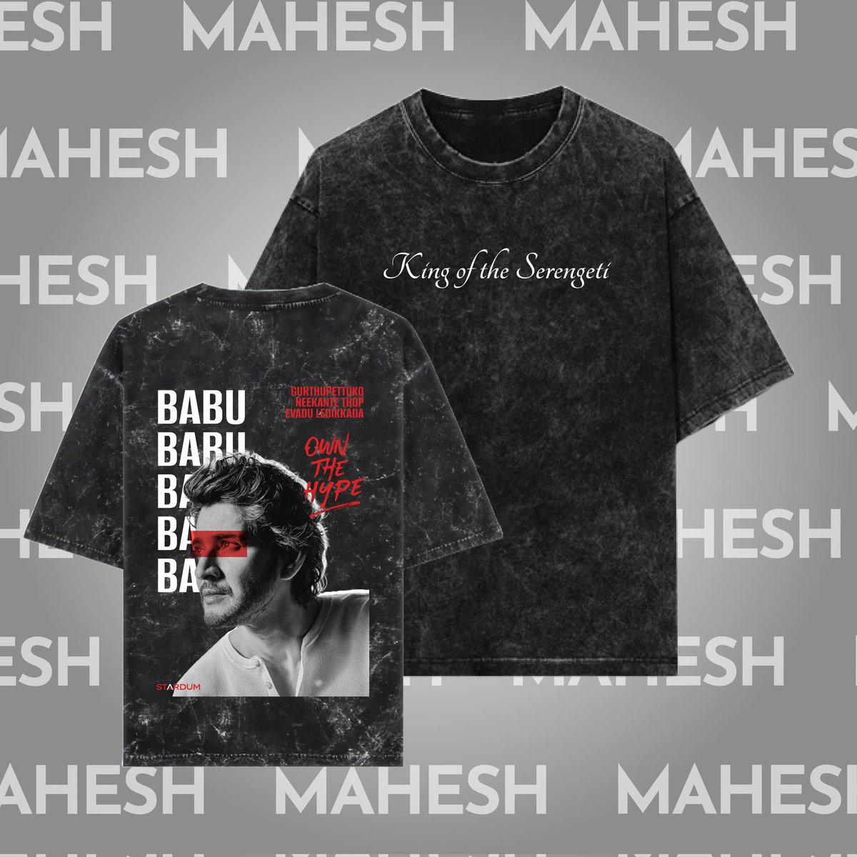 Stardumofficial's tweet photo. Grab these and join the King @urstrulyMahesh 

Go checkout https://t.co/XMfYps7bTK 

#SSMB29 #GlobeTrotter #MaheshBabu𓃵 https://t.co/qjJc2jbyYm