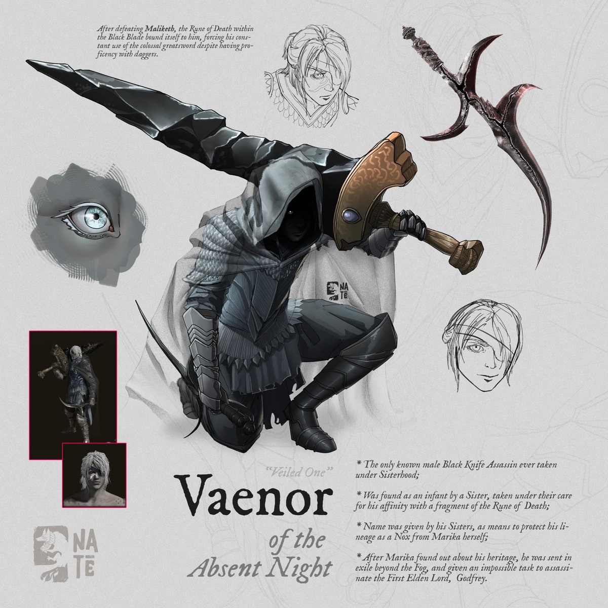 finished doing it a couple days ago, my Tarnished Veanor!! maybe ill post a process later or not idunno