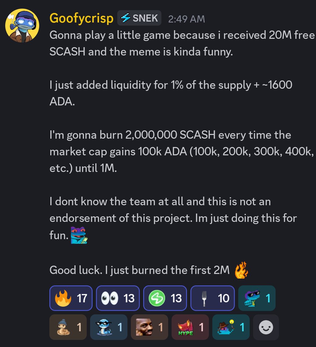 Snek Cash tweet media