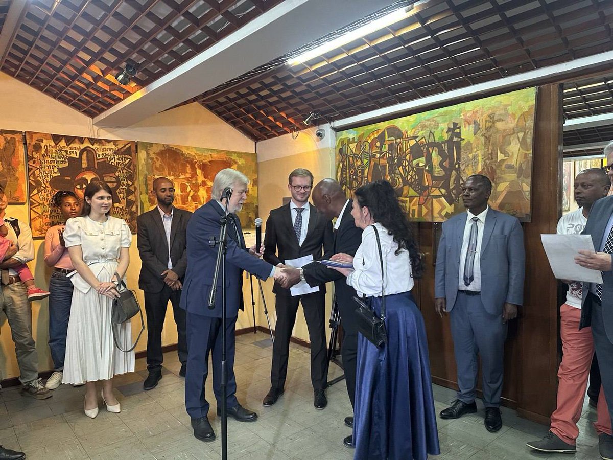 RusEmbEthiopia's tweet image. 📅On October 31, 2025, the Embassy of Russia in Ethiopia held a reception celebrating #NationalUnityDay.

🔗Learn more: shorturl.at/5kbGw