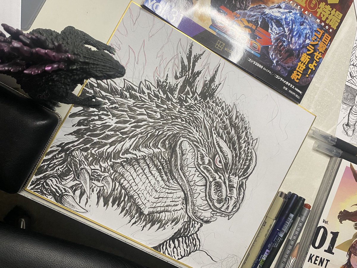 Hopefully I’ll finish this tomorrow…
#GodzillaDay
