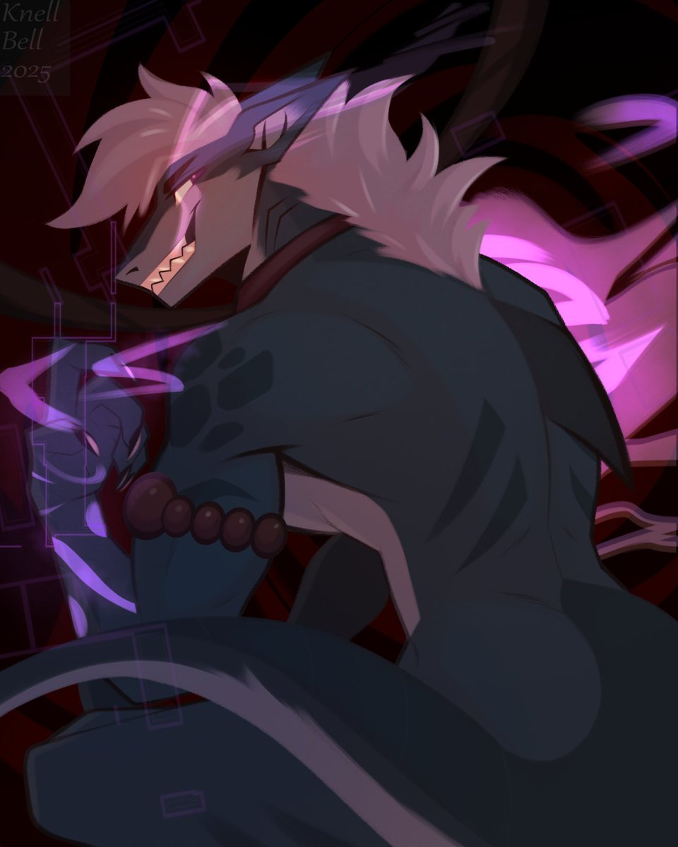 KnellbellSFW's tweet photo. need to post more Halloween inspired things 
#furryartist #furryart #anthroart https://t.co/lbtkQCA6G6