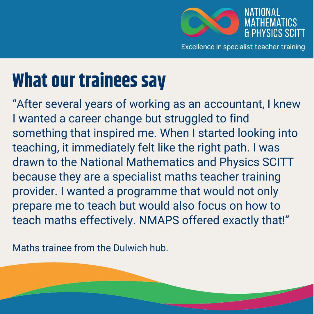 National Mathematics and Physics SCITT (@BeATeacherUK) / Posts / X