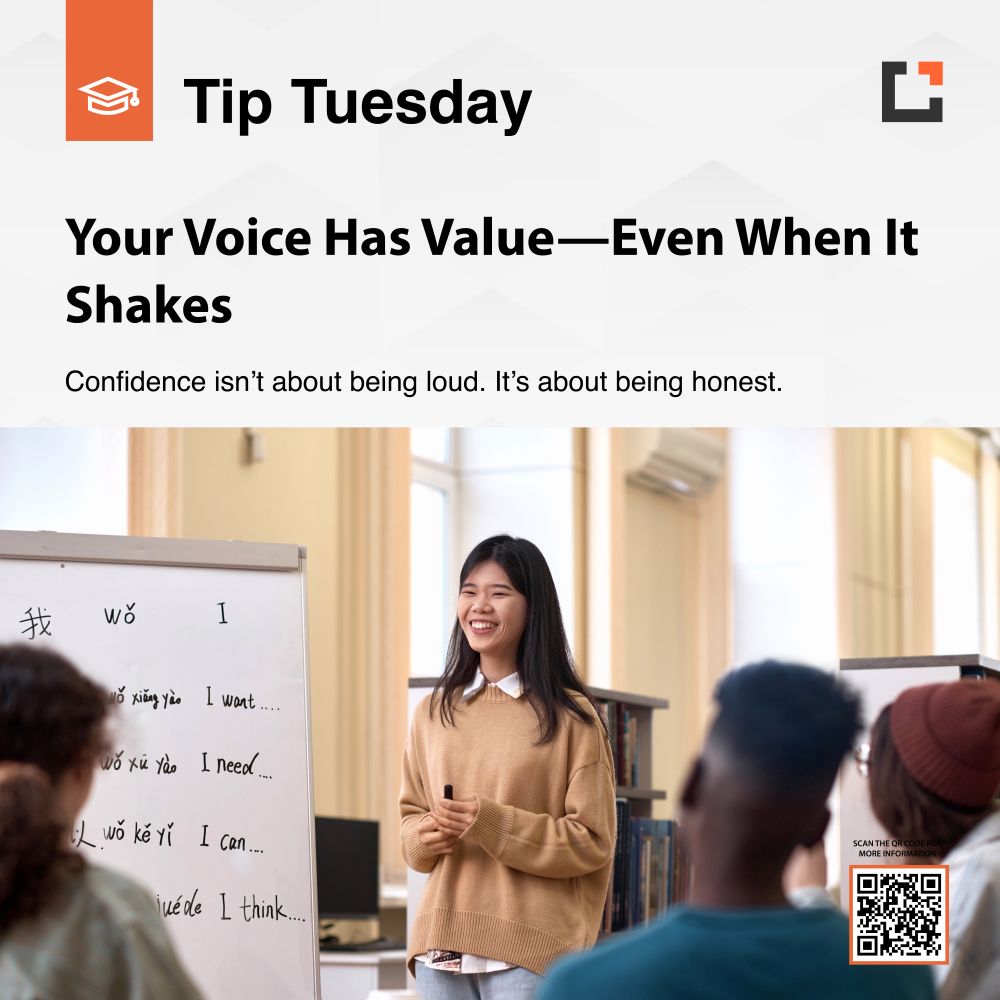 Cornerstone_CPT's tweet image. Say the thing. You matter. 

#TipTuesday #Learntochangetheworld #HigherEducation