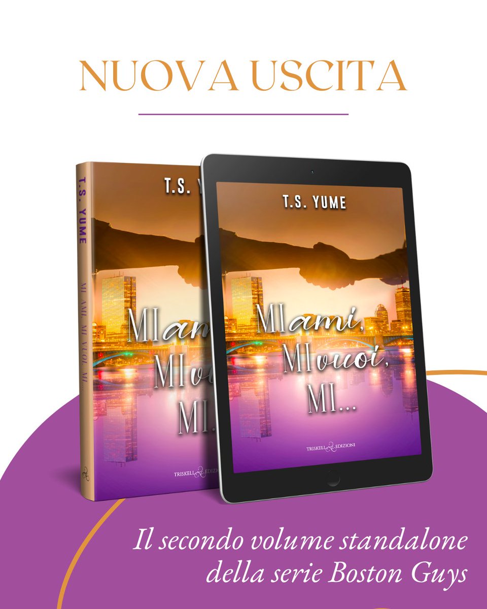 ☀️ Tra loro, l’attrazione è innegabile.

Buongiorno Triskellettori e Triskellettrici,
il nuovo romanzo di T.S. Yume, “Mi ami, mi vuoi, mi…”, e secondo volume standalone della serie Boston Boys è disponibile su tutti gli store, il nostro sito e le principali librerie 💙

 🔗