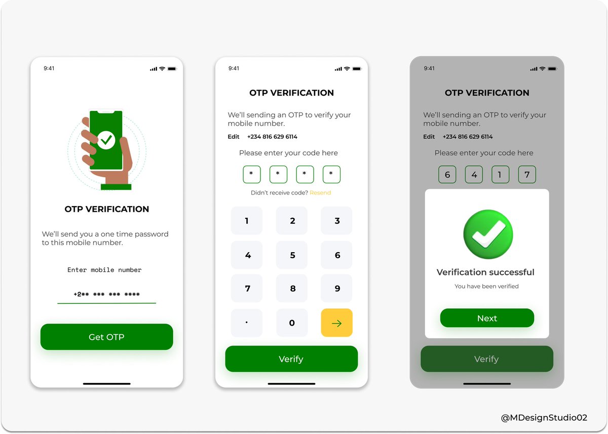 MDesignStudio02's tweet image. OTP PAGE for a recent- local sprout 🌱 project even though this wasn&apos;t the plan but I had to come out with something..

Let me know your thoughts.