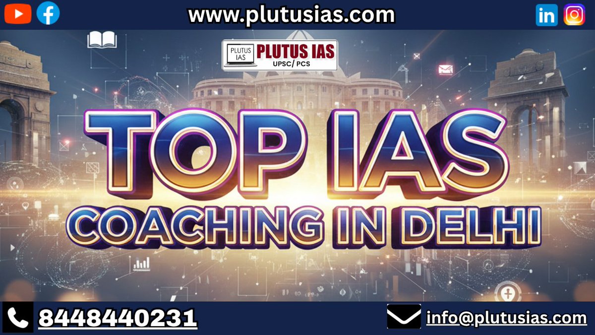 UjjwalArgasia's tweet image. 🚀 TOP IAS COACHING IN DELHI
Step into your future with Plutus IAS! 🌟 Expert guidance | 🎓 3D immersive learning | 🏛️ Delhi landmarks inspired
Your path to success begins here.
🌐 Website: plutusias.com
📞 Know more : thehinduzone.com/top-ias-coachi…
#IASPreparation #PlutusIAS