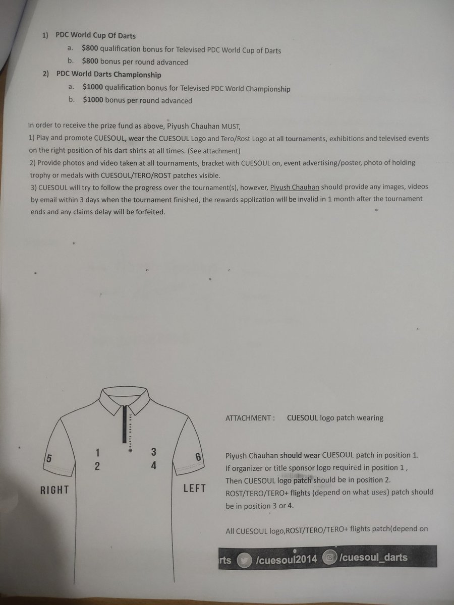 FinisherPiyush's tweet photo. @AIASCTDelhi (885609505423)Shipment hold by Delhi Customs. It's sponsor shipment from Cuesoul Company from China.I am Piyush Chauhan Darts Player from Surat Gujarat. Sponsorship agreement is attached. No payment proof, because i didn't pay,It's free sponsored shipment. https://t.co/2zykh8SgLu
