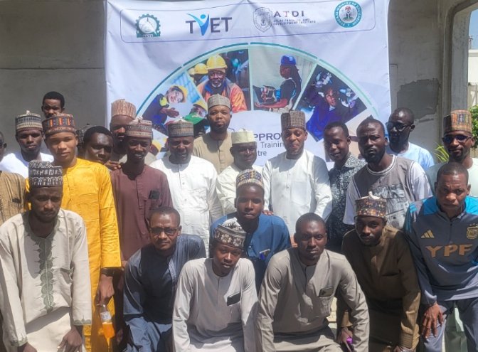 a_abdulkarim10's tweet photo. It gives me great pleasure to announce the #TVET flag-off at Atlas Training and Development Institute, Kano. — A program that represents a new dawn for skills development, youth empowerment, and national transformation.
@NigEducation @tvetinitiative
@NBTENigeria https://t.co/mSZz82D93d
