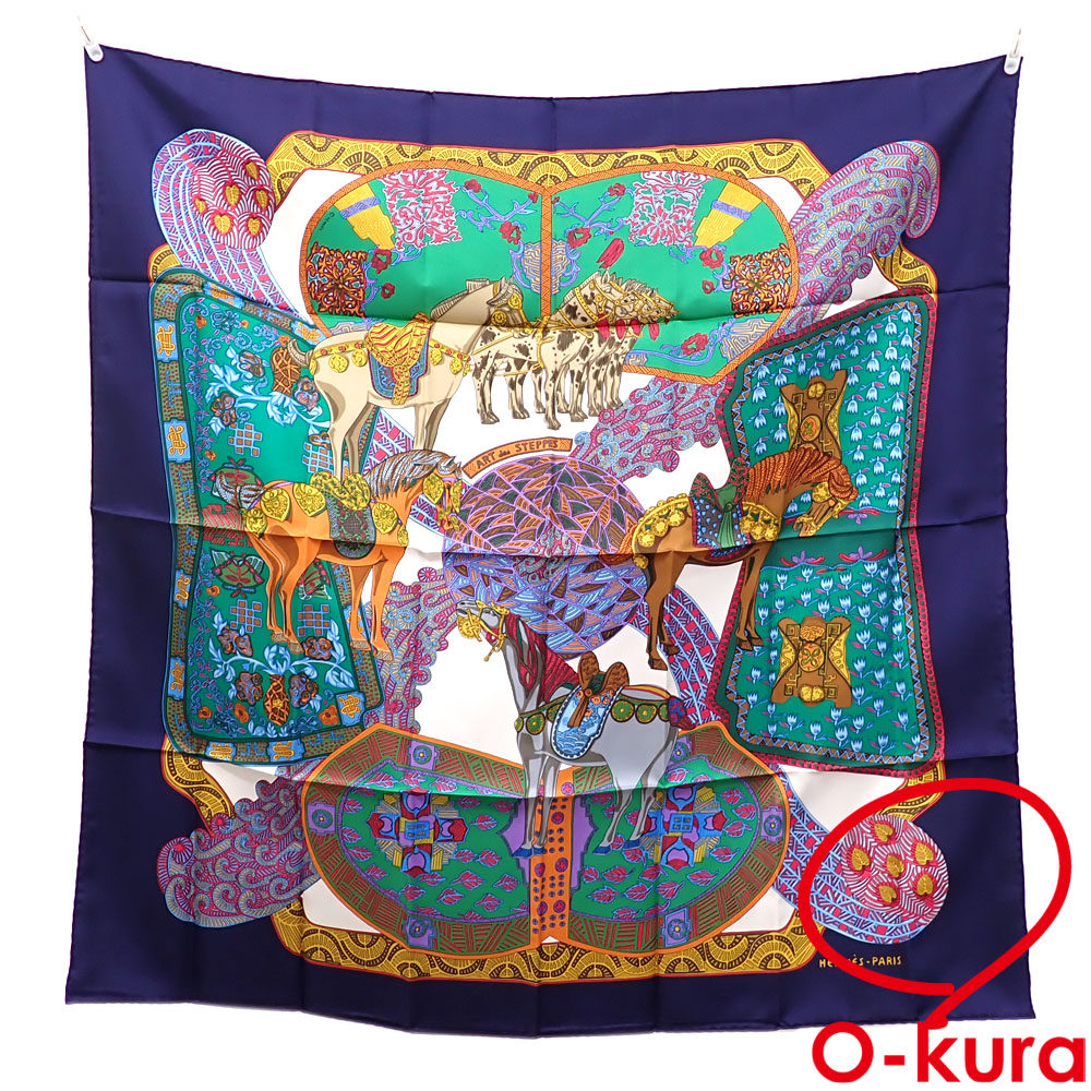 ✨本日販売開始✨ エルメス シルクスカーフ『カレ 90』 ART de STEPPES